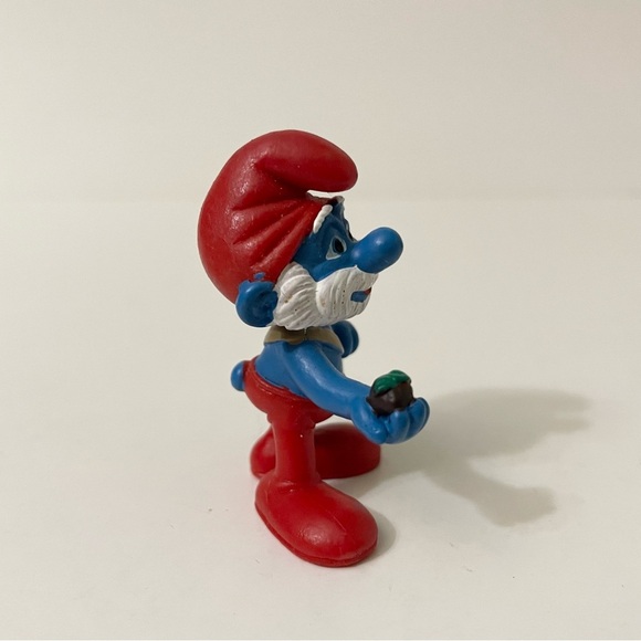 Lot of 2 Papa Smurf Toys Smurfs Figures - Picture 14 of 16